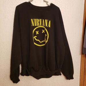 Long sleeve NIRVANA crewneck